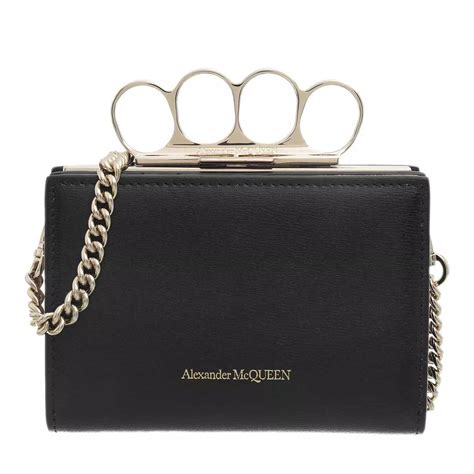 alexander mcqueen wallet on chain|alexander mcqueen wallet women.